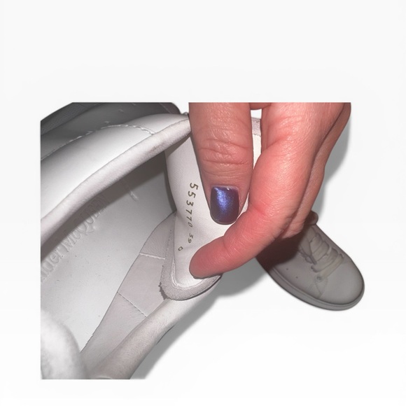 ALEXANDER MCQUEEN Oversized Women's White Sneakers US 9 - Picture 7 of 8